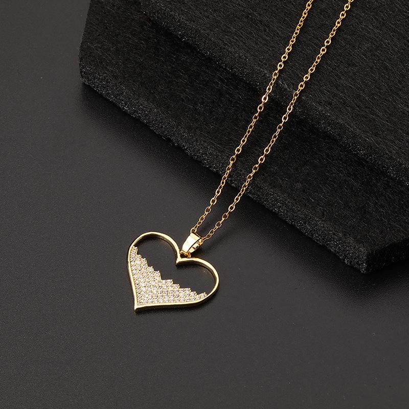 Colored Zircon Love Pendant