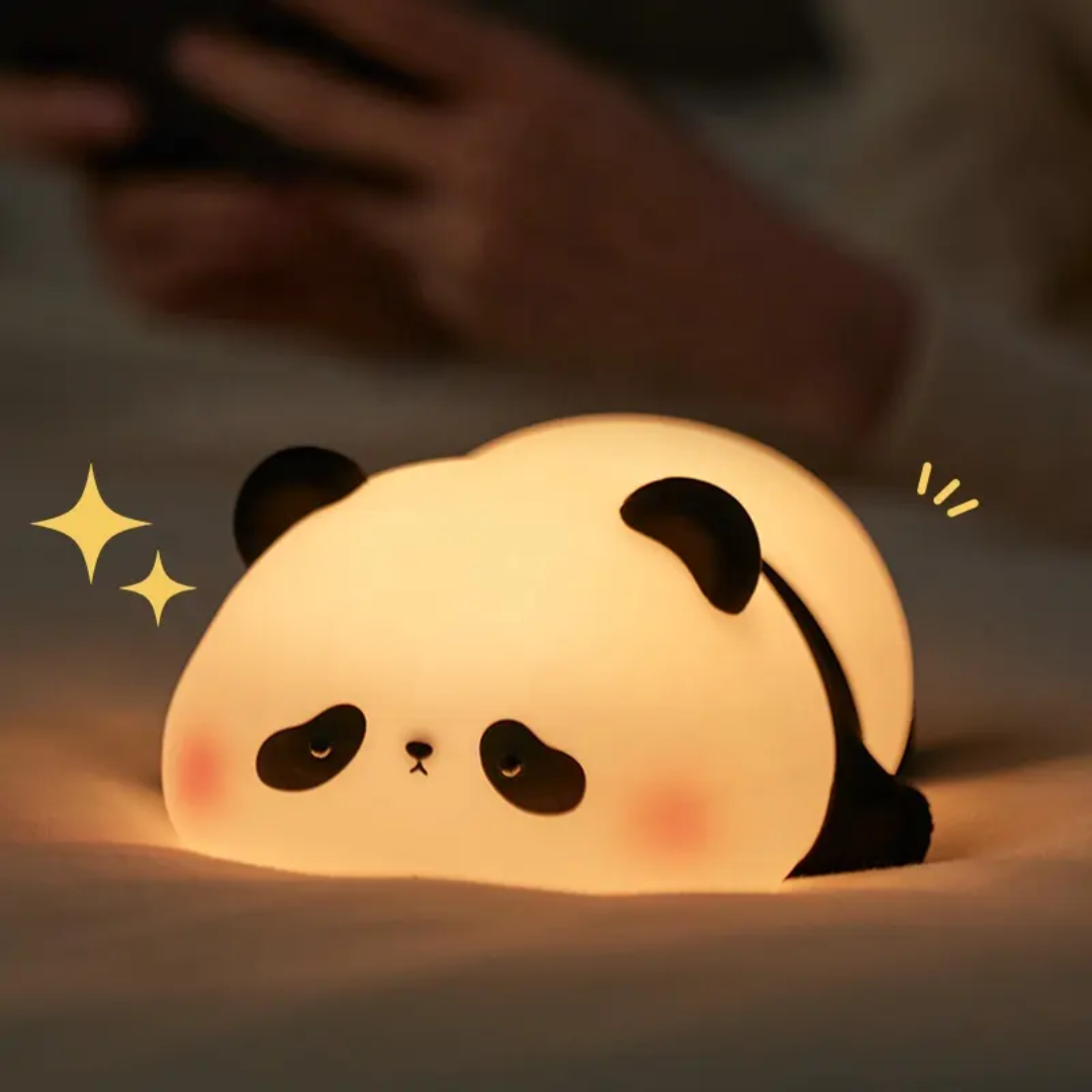 Glow Panda Silicone LED Night Light for Kids