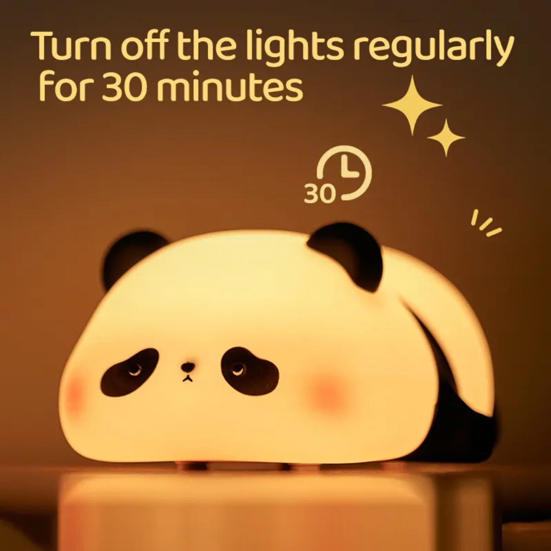Glow Panda Silicone LED Night Light for Kids