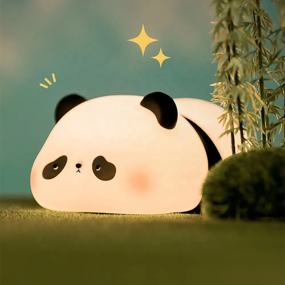 Glow Panda Silicone LED Night Light for Kids