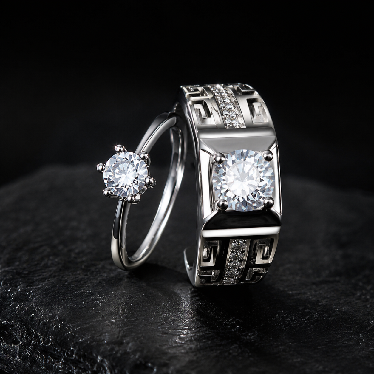Trendy Couple Rings