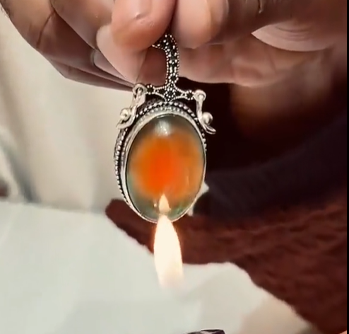 Color changing zulfiqar sword Necklace
