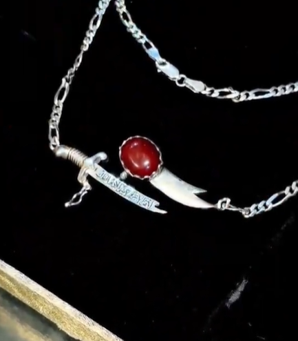 Zulfiqar Aqeeq Necklace
