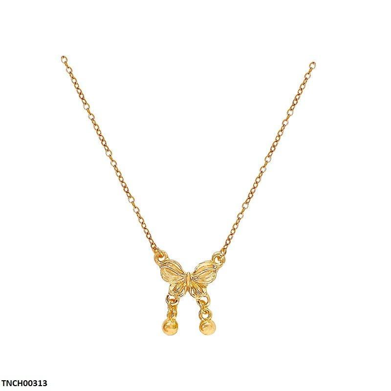 Trendy Casting Butterfly Necklace