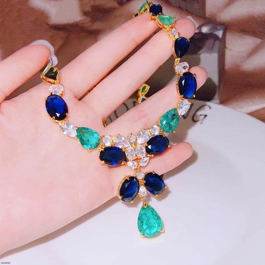 Oval Tear Necklace