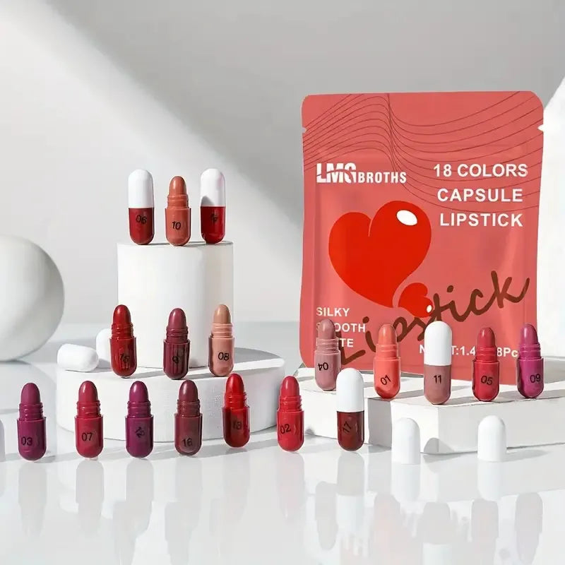 18 PCS Mini lipstick set